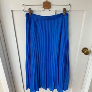 Banana Republic royal blue midi skirt